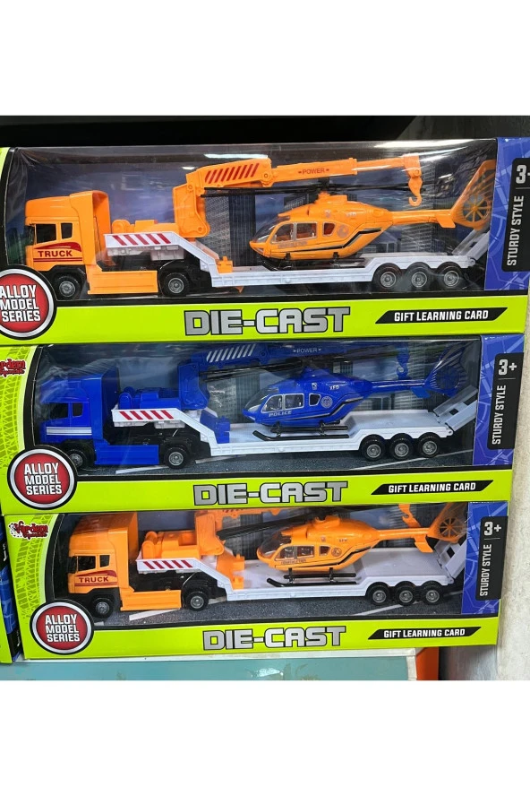 Helikopter Taşıyan Tır Seti ürün görseli 1