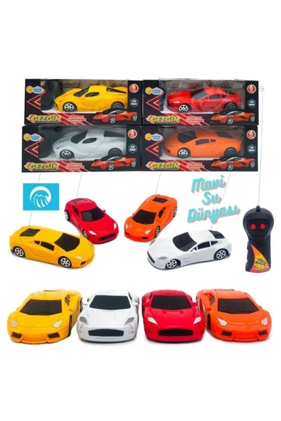 Gezgin Ferrari Araba 1:24 Rengarenk Uzaktan Kumandalı 2 Fonksiyonlu ürün görseli 1