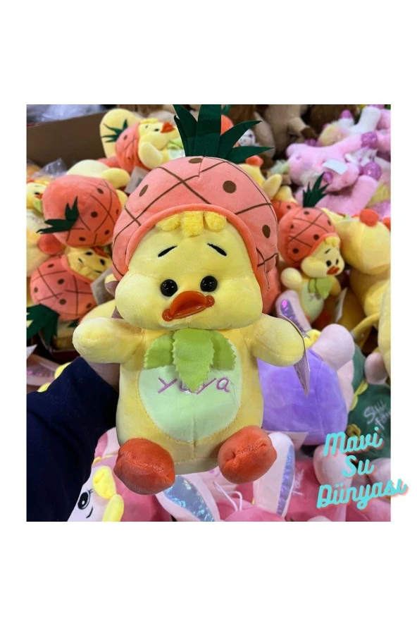 Peluş Ördek Sarı Renk 30 Cm - Mavi Su Dünyası ürün görseli 1