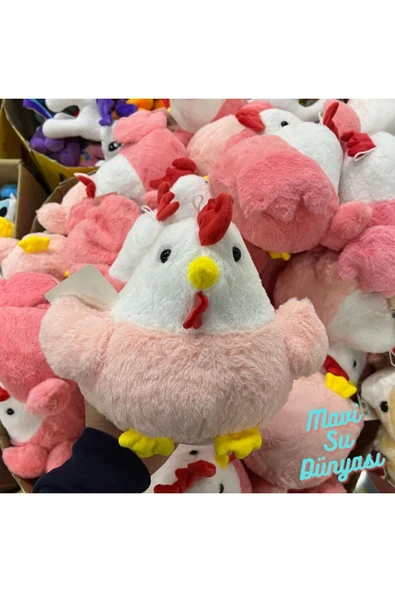 Peluş Horoz 20 Cm - Mavi Su Dünyası ürün görseli 1
