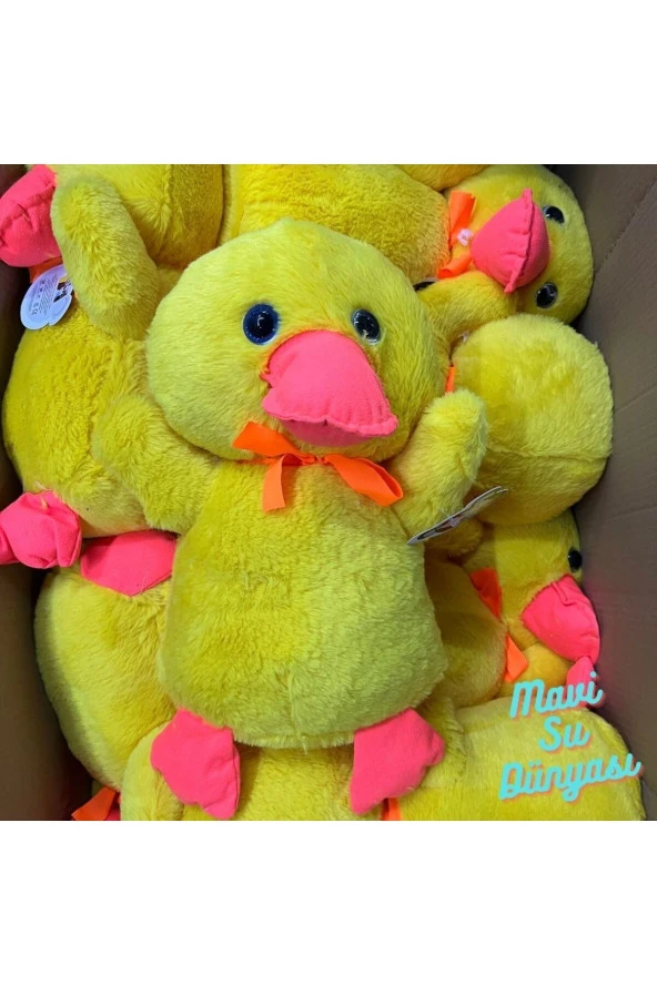 Peluş Sarı Ördek - Mavi Su Dünyası ürün görseli 1