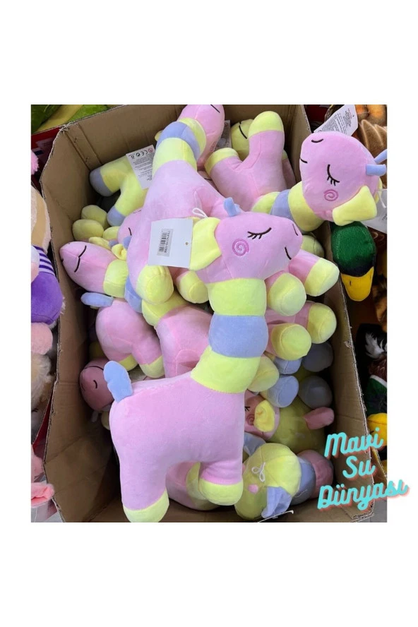Peluş Zürafa 40 Cm - Mavi Su Dünyası ürün görseli 1