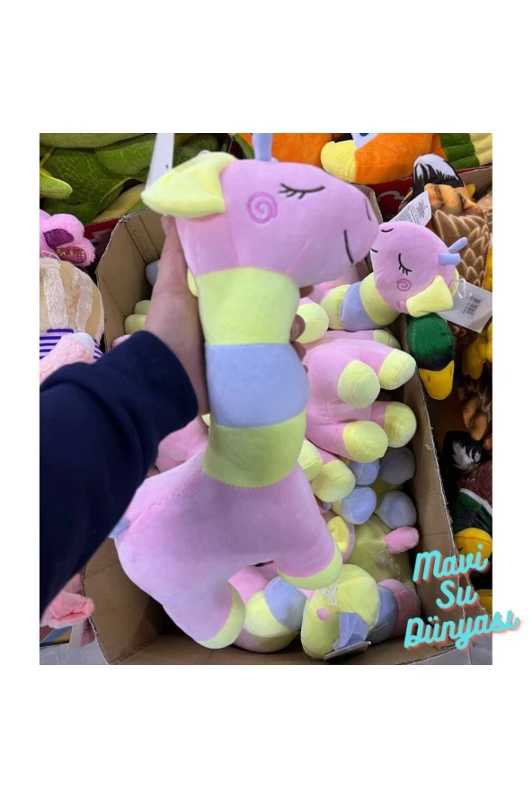 Peluş Zürafa 40 Cm - Mavi Su Dünyası - Resim 2