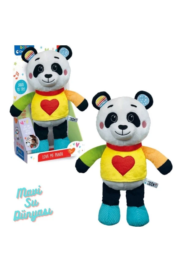 Peluş Müzikli Panda - Mavi Su Dünyası ürün görseli 1