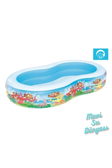 Havuz Oval Desenli 262 Cm x 157 Cm - Resim 2