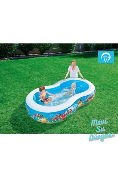 Havuz Oval Desenli 262 Cm x 157 Cm ürün görseli 1