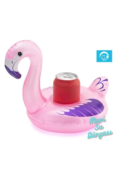 Şişme Deniz Bardaklık, Havuz Bardaklık Açık Pembe Desenli ürün görseli 1