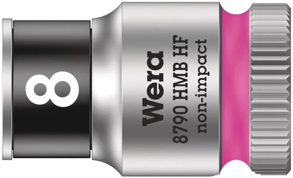 Wera 8790 HMB HF Zyklop Lokma, 3/8" Soketli, Tutma Fonksiyonlu, 8 x 29 mm ürün görseli 1
