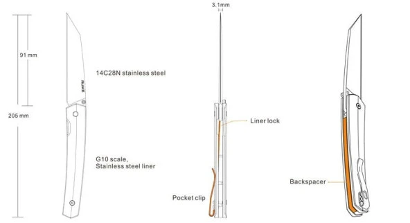 RUIKE P865-B ÇAKI - Resim 4