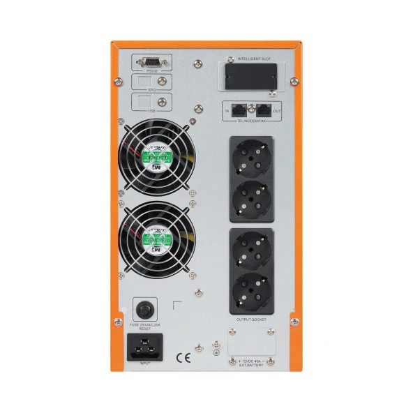 MAKELSAN 2KVA POWERPACK SE ONLINE 1/1F LCD EKRAN TOWER UPS 12v 9amper - Resim 2