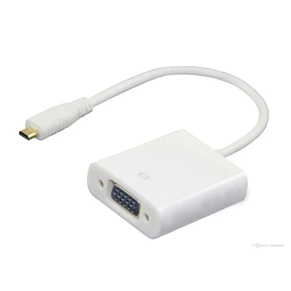 HYTECH HY-MHVS25 mHDMI-VGA Çevirici Adaptör ürün görseli 1