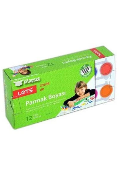 LETS PARMAK BOYA 12 RENK x 25ml (L5512) ürün görseli 1