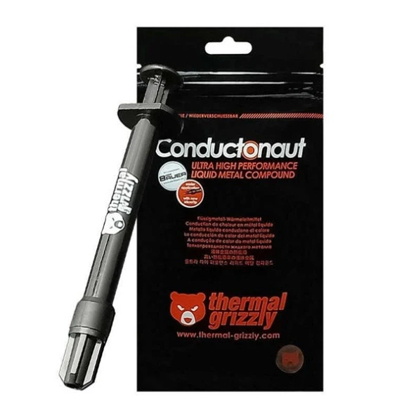 Thermal Grizzly Conductonaut Likit Metal 5Gr 73W Yüksek Performanslı Termal Macun ürün görseli 1