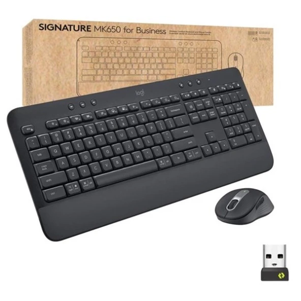 Logitech Sinature MK650 Klavye Mouse Seti (920-011000) - Resim 2