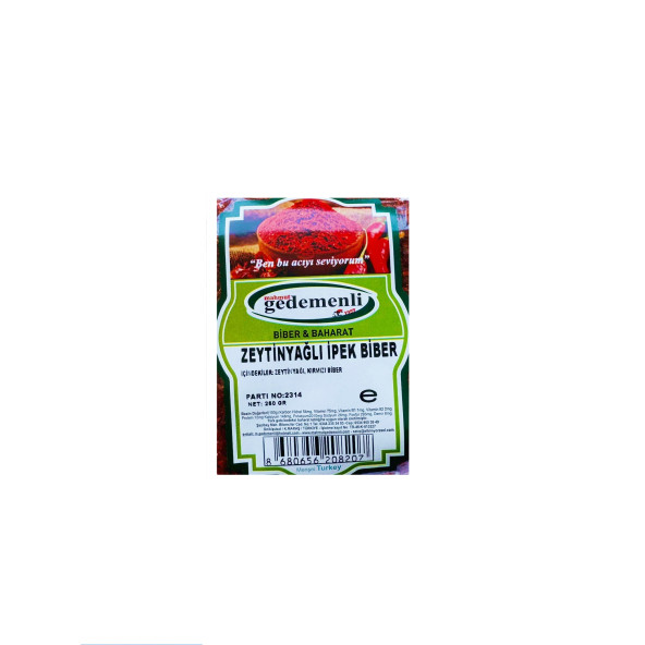 ZEYTİNYAĞLI İPEK BİBER 250 GR ürün görseli 1