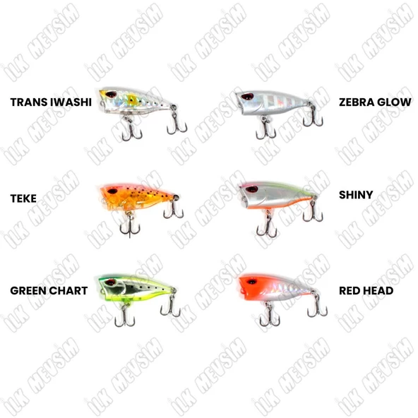Ryuji Mini Popper 4cm 2,8gr Maket Yem - Resim 2
