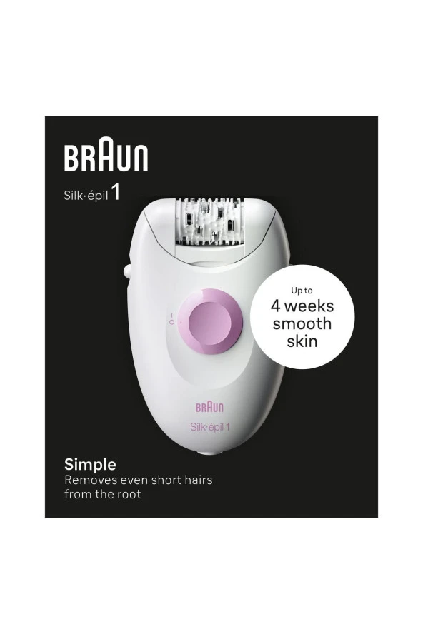 Braun Silk-Epil 1 1-000 Epilasyon Aleti ürün görseli 1