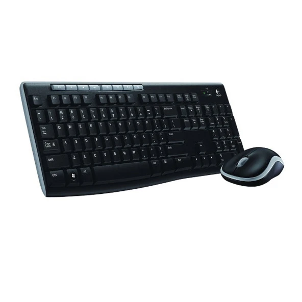 LOGITECH MK270 Kablosuz Q Trk Siyah Multimedya Klavye - Mouse Set 920-004525 ürün görseli 1
