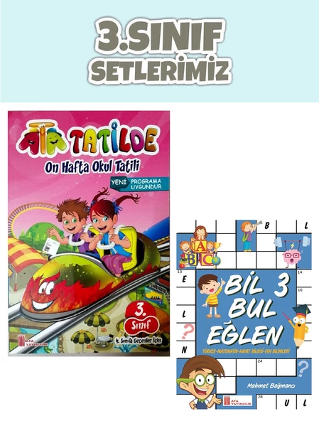 Ata 3.Sınıf Eğlenceli Yaz Tatil Seti ürün görseli 1