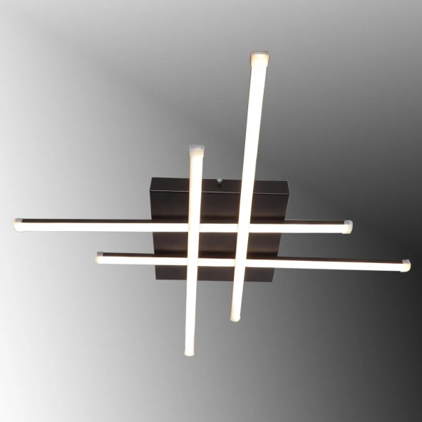 TT Aydınlatma TT036-SY  Hashtag Modeli Mat Siyah Led Avize ürün görseli 1