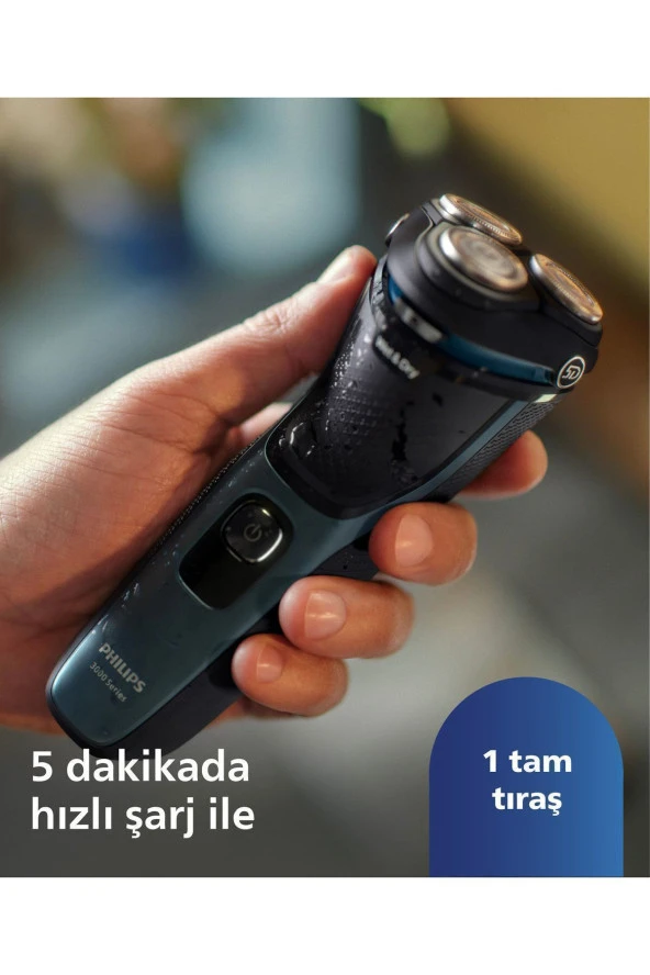 Philips 3000 Serisi Tıraş Makinesi S3144/00,sinekkaydı Tıraş,ıslak Ve Kuru Kullanım,hassas Düzeltici ürün görseli 1