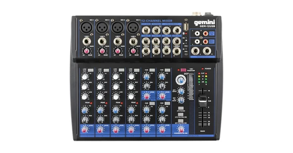 Gemini GEM-12USB 12 Kanal Mikser - Resim 5
