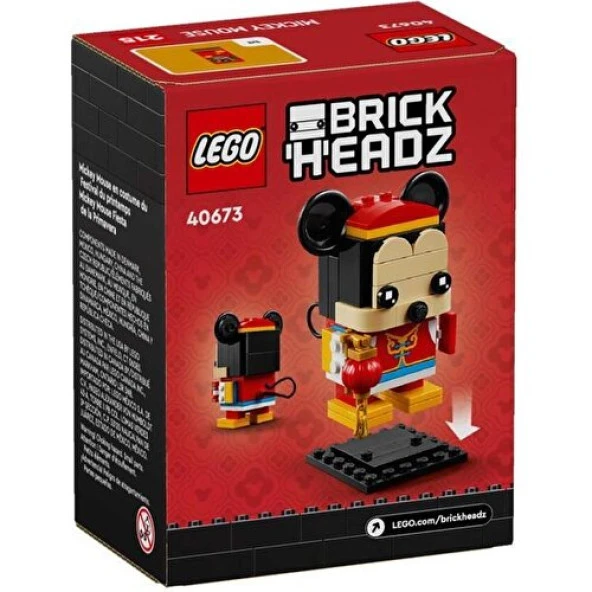 Lego Brickheadz 40673 Spring Festival Mickey Mouse - Resim 2