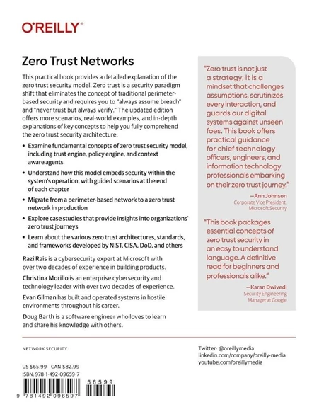 Zero Trust Networks: Building Secure Systems in Untrusted Networks 2nd Edition Rais Morillo - Resim 2