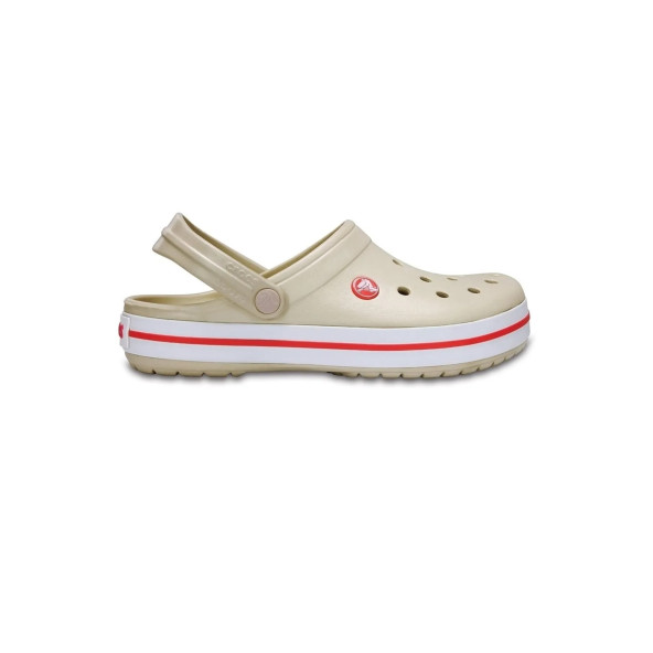 CROCS CROCBAND BEJ KIRMIZI ÇİZGİLİ ÇOCUK TERLİK ürün görseli 1