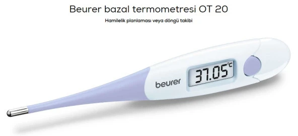 Beurer OT 20 bazal termometresi Hamilelik planlaması veya döngü ürün görseli 1
