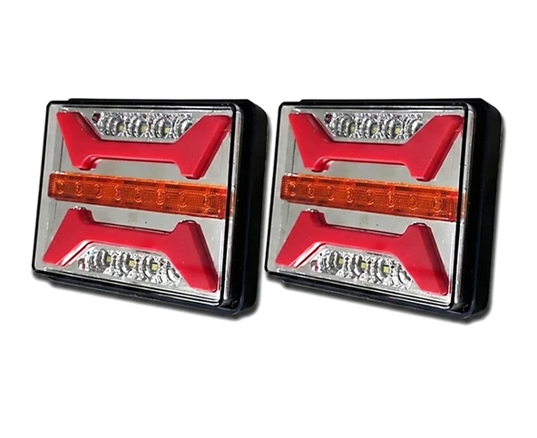 2 Adet Fonksiyonel Neon Led Stop/Sinyal lambası Kamyon-Römork-Karavan 12-24 Volt ürün görseli 1