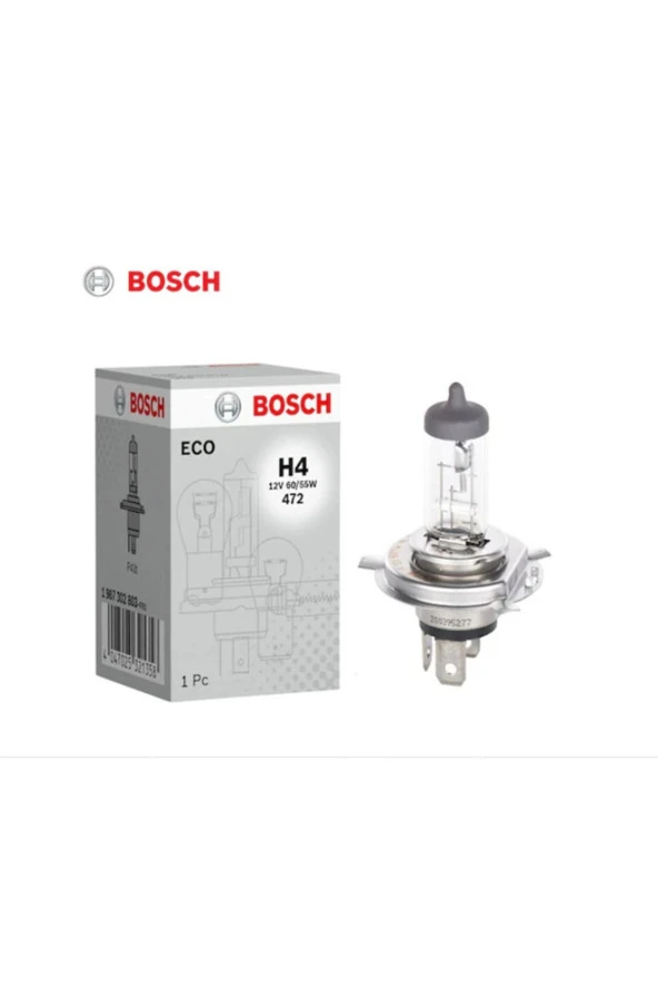 H4 Tip Halogen Far Ampülü 12v 60/55w 1 Adet ürün görseli 1