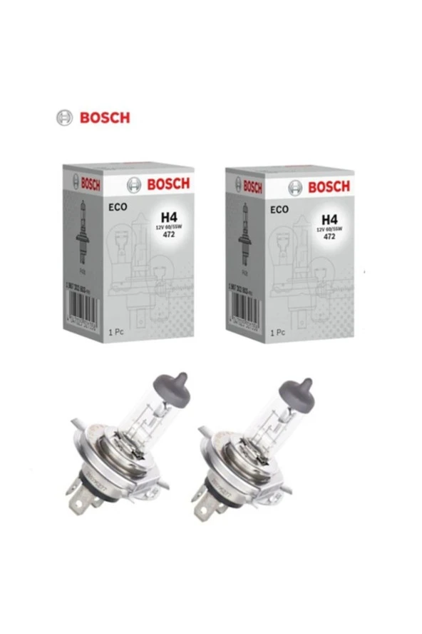 H4 Tip Halogen Far Ampülü 12v 60/55w 2 Adet ürün görseli 1