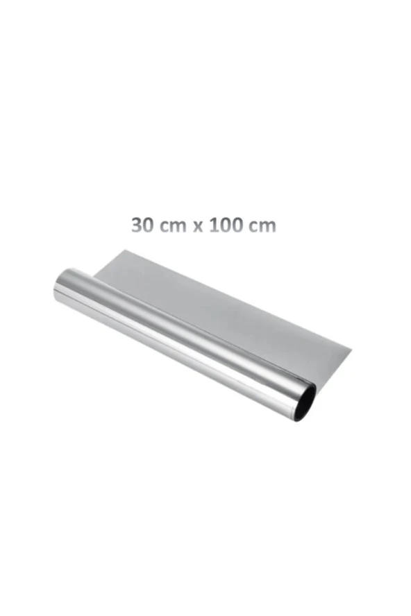 Aynalı Cam Filmi 30cm X 100cm Yapışkanlı Yansıtıcı Uv Koruma ürün görseli 1