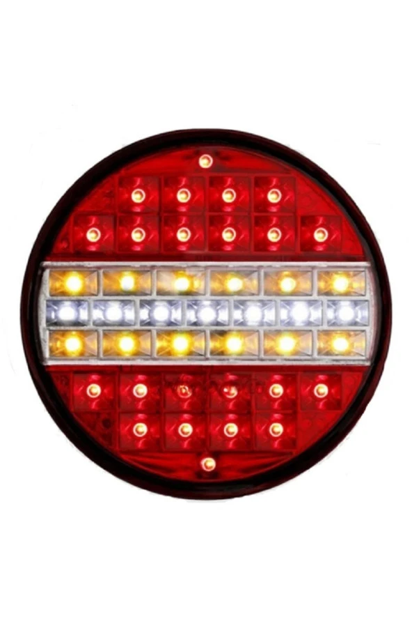 1 Adet Hamburger Ledli Stop Lamba 4 Fonksiyonlu 12v. ürün görseli 1