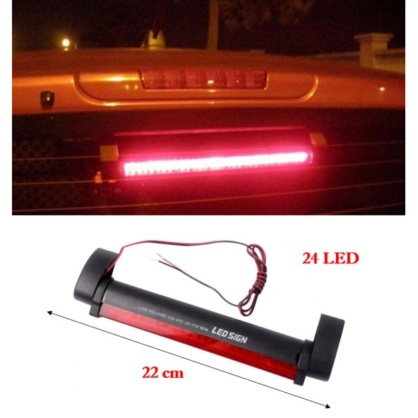 Arka Cam Stop Lambası 24 Ledli 12 Volt - Resim 3