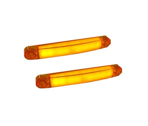 2 Adet Neon Parmak Led Lamba Slim Model Turuncu 12-24 Volt ürün görseli 1
