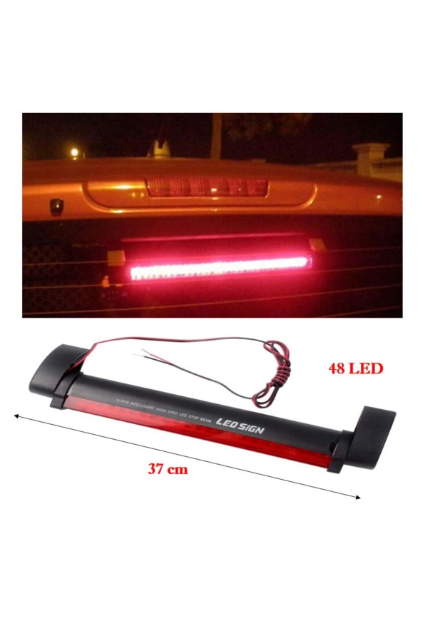 Arka Cam Stop Lambası 48 Ledli 12 Volt ürün görseli 1