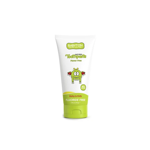 Babyton Bebekler ve Çocuklar İçin Doğal Diş Macunu Aromasız 50g ürün görseli 1