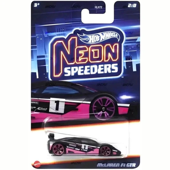 Hot Wheels Neon Yarışçılar HLH72 - McLAREN F1 GTR HRW76 ürün görseli 1
