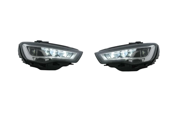 Karva Audi A3 LED Ön Far Seti Animasyonlu 2013-2016 Facelift ürün görseli 1