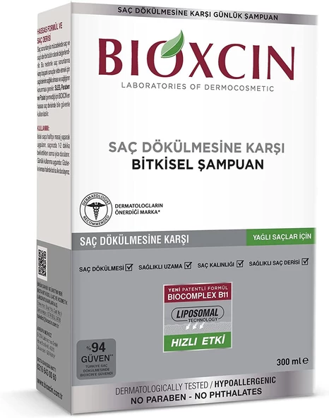 Bioxcin Şampuan Klasik 300 Ml ( Yağlı Saç ) ürün görseli 1