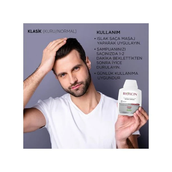 Bioxcin Şampuan Klasik 300 Ml ( Kuru/Normal Saç ) - Resim 7