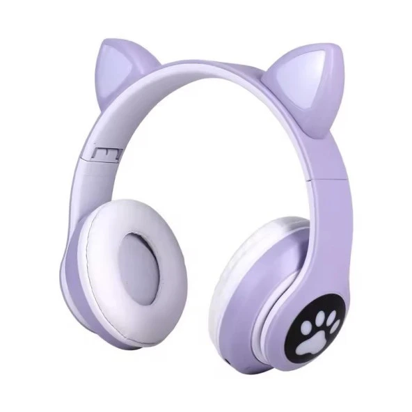 Kedi Bluetooth 5.0 Mikrofonlu Kablosuz Yüksek Ses Akıllı Led Işıklı Kedi Patili Rgb ürün görseli 1