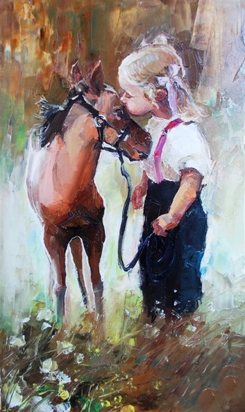 Hayvan Sevgisi - Kanvas Tablo ürün görseli 1