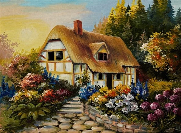 Masal Evi - Kanvas Tablo ürün görseli 1
