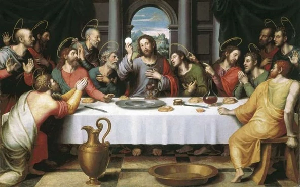 The Last Supper - Kanvas Tablo - Resim 2