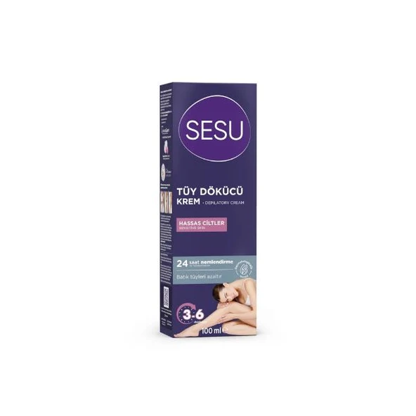 Sesu Hassas Ciltler İçin Tüy Dökücü Krem 100 Ml ürün görseli 1