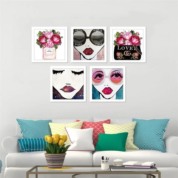 Fashion Çerçeveli Poster Seti ürün görseli 1