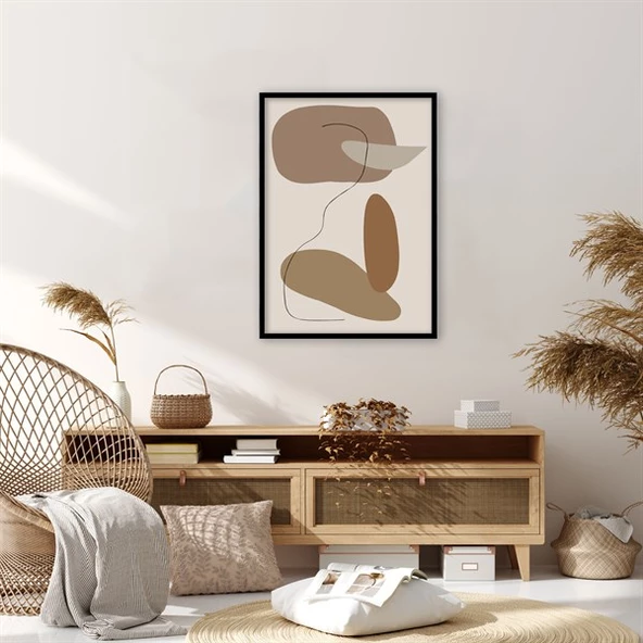 Milk Coffee Çerçeveli Poster ürün görseli 1